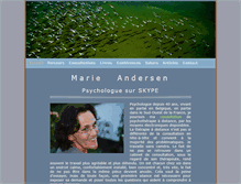 Tablet Screenshot of marieandersen.net
